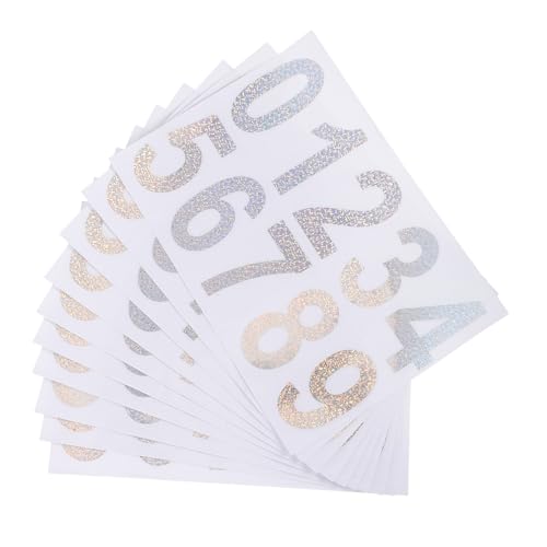 FUNOMOCYA 10 Sets Garagennummernschild Reflektierende Zahlen Selbstklebende Briefkastennummernaufkleber Reflektierende Briefkastennummern Nummernbriefkastenaufkleber FUNOMOCYA 10 Sets Garagennummernschild Reflektierende Zahlen Selbstklebende Briefkastennummernaufkleber Reflektierende Briefkastennummern Nummernbriefkastenaufkleber von FUNOMOCYA