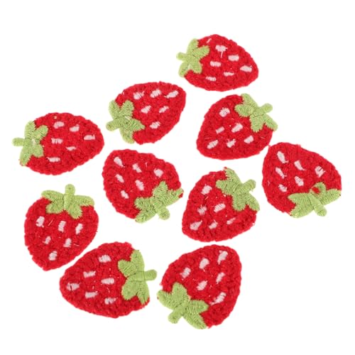 FUNOMOCYA 10 Stück Erdbeer Stoffaufnäher zum Aufbügeln und Aufnähen Niedliche Obstmotive Vielseitig für Kleidung Taschen Haar Accessoires Detailreich Gestickt Trendige Fruchtige FUNOMOCYA 10 Stück Erdbeer Stoffaufnäher zum Aufbügeln und Aufnähen Niedliche Obstmotive Vielseitig für Kleidung Taschen Haar Accessoires Detailreich Gestickt Trendige Fruchtige von FUNOMOCYA