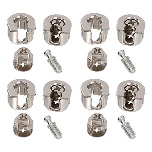 FUNOMOCYA 10 Stück Exzenter Möbelverbinder Robuste Möbelbeschläge für Schränke Einfach zu Montieren Stabil und Stoßfest Metall L-Halterung Anti Stretch Design FUNOMOCYA 10 Stück Exzenter Möbelverbinder Robuste Möbelbeschläge für Schränke Einfach zu Montieren Stabil und Stoßfest Metall L-Halterung Anti Stretch Design von FUNOMOCYA