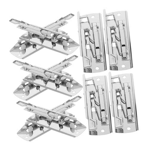 FUNOMOCYA 10 Stück Hochleistungs Metalldokumentenklammern mit Starkem Griff Verstellbare Feder Clipboard Klammern für Büro Schule und Zuhause Silberne Hebel Ordnerklammern für Dokumente und FUNOMOCYA 10 Stück Hochleistungs Metalldokumentenklammern mit Starkem Griff Verstellbare Feder Clipboard Klammern für Büro Schule und Zuhause Silberne Hebel Ordnerklammern für Dokumente und von FUNOMOCYA