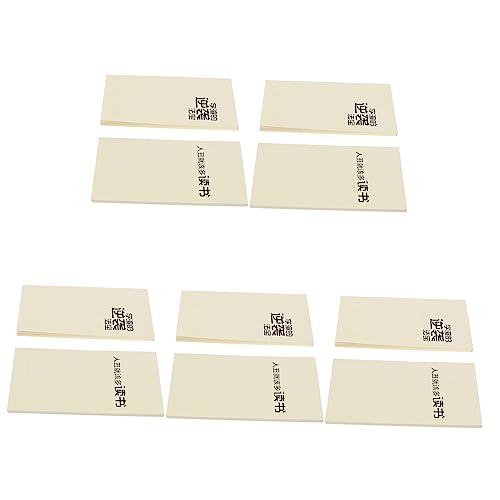 FUNOMOCYA 10 Stück Kreatives Notizbuch Notizbilder Planspulenbuch Spule Notizblock Reisenotizbuch Für Schlüssel Zeitplan-notizbuch Tasche Einfaches Notizbuch Spiralnotizbuch Die Papier Beige von FUNOMOCYA