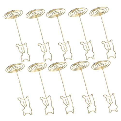 FUNOMOCYA 10 Stück Metall Kartenhalter mit Starker Klammerkraft Stabiler Tischkartenhalter für Restaurant Hochzeit Geburtstag Memo Fotohalter Sicherer Halter für Notizen und Tischnummern FUNOMOCYA 10 Stück Metall Kartenhalter mit Starker Klammerkraft Stabiler Tischkartenhalter für Restaurant Hochzeit Geburtstag Memo Fotohalter Sicherer Halter für Notizen und Tischnummern von FUNOMOCYA