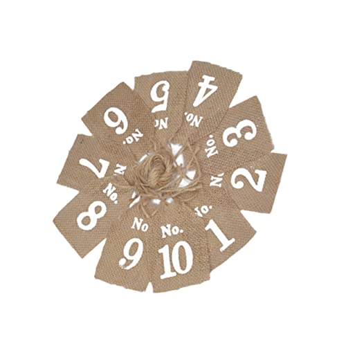 FUNOMOCYA 10 Stück Parteisitzkarte weihnachts party weihnachten party hochzeitsideen hochzeitdeko bapestar Namenskarte zur Hochzeit Weinetikett Tabellenname Namensschild zur Hochzeit Khaki von FUNOMOCYA