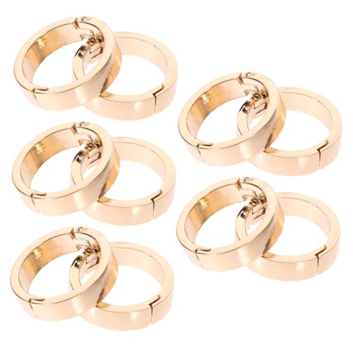 FUNOMOCYA 10 Stück Ringe Für Lose Blätter Ringclips Für Karteikarten Ringe Für Ordner Metallringe Zum Basteln Zinklegierung FUNOMOCYA 10 Stück Ringe Für Lose Blätter Ringclips Für Karteikarten Ringe Für Ordner Metallringe Zum Basteln Zinklegierung von FUNOMOCYA