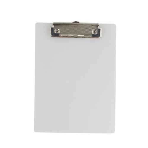 FUNOMOCYA 10 Stück Schreibunterlagen mit Metallclip Transparente Clipboards für Büro Schule und Zuhause zur Dokumentenorganisation für Verschiedene Altersgruppen von FUNOMOCYA