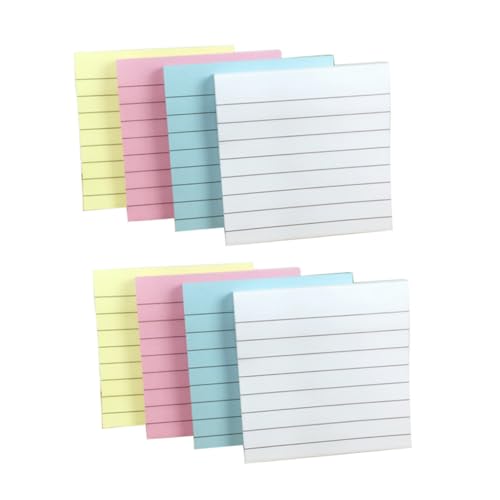 FUNOMOCYA 10 Stück Selbstklebende Quadratische Streifen Memo Pads Farben Weiß Rosa Gelb Blau Grün Dickes Papier Starke Haftung für Notizen Büro Schule und Zuhause FUNOMOCYA 10 Stück Selbstklebende Quadratische Streifen Memo Pads Farben Weiß Rosa Gelb Blau Grün Dickes Papier Starke Haftung für Notizen Büro Schule und Zuhause von FUNOMOCYA