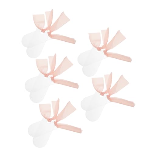 FUNOMOCYA 10 Stück Sitzplatz-Tags für Hochzeiten Schleife Braut für Hochzeitsfeier Party reserviert Hochzeitsdeko acrylschild Geburtstag hängendes Schild Sitzplatzschild zum Aufhängen Stoff von FUNOMOCYA