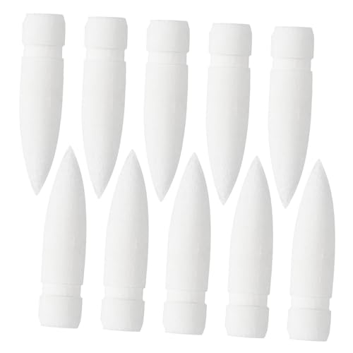 FUNOMOCYA 10 Stück Teiliges Acryl Marker Ersatzspitzen Weich Präzise Malstiftspitzen Kompatibel mit Acrylfarben Einfache Nachfüllung Glatte Schreibspitze für Kunstwerke von FUNOMOCYA