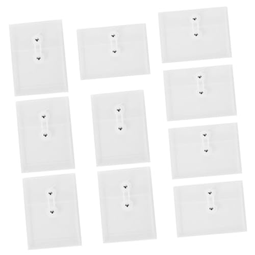FUNOMOCYA 10 Stück Teiliges Dokumentenmappe mit Transparenter PP Hülle Wasserabweisend Verstärktem Wickelverschluss Vielseitiger Büro und Schul Organizer für Rechnungen Belege und FUNOMOCYA 10 Stück Teiliges Dokumentenmappe mit Transparenter PP Hülle Wasserabweisend Verstärktem Wickelverschluss Vielseitiger Büro und Schul Organizer für Rechnungen Belege und von FUNOMOCYA