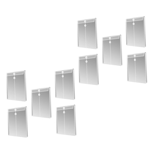 FUNOMOCYA 10 Stück Teiliges Dokumententaschen Transparente Mittlere Stärke Tragbare Strapazierfähige Aufbewahrungstaschen für Büro Schule Reise Vielseitiger Organizer für Akten Belege FUNOMOCYA 10 Stück Teiliges Dokumententaschen Transparente Mittlere Stärke Tragbare Strapazierfähige Aufbewahrungstaschen für Büro Schule Reise Vielseitiger Organizer für Akten Belege von FUNOMOCYA