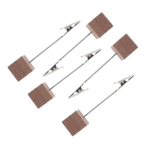 FUNOMOCYA 10 Stück Teiliges Holz-notizhalter mit Stabilem Holzsockel Kreative Memo Clips für Tischkarten Fotos Notizen Vielseitig als Tischdekoration bei Feierlichkeiten und Zuhause FUNOMOCYA 10 Stück Teiliges Holz-notizhalter mit Stabilem Holzsockel Kreative Memo Clips für Tischkarten Fotos Notizen Vielseitig als Tischdekoration bei Feierlichkeiten und Zuhause von FUNOMOCYA