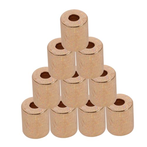 FUNOMOCYA 10 Stück Teiliges Metall kordelstopper Notizbuch bänder Stilvolle Kordelenden Vielseitige Zugentlastung Einfache Befestigung für DIY projekte und Elastische Bänder FUNOMOCYA 10 Stück Teiliges Metall kordelstopper Notizbuch bänder Stilvolle Kordelenden Vielseitige Zugentlastung Einfache Befestigung für DIY projekte und Elastische Bänder von FUNOMOCYA