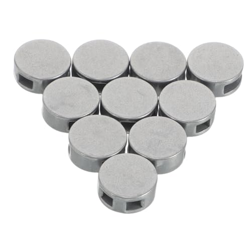 FUNOMOCYA 10 Stück Teiliges Metallbandverschluss Elastischer Kordelverschluss Robust Silberfarben Vielseitig Einsetzbar für Diy Bänder Schnürsenkel und Bekleidung Zubehör FUNOMOCYA 10 Stück Teiliges Metallbandverschluss Elastischer Kordelverschluss Robust Silberfarben Vielseitig Einsetzbar für Diy Bänder Schnürsenkel und Bekleidung Zubehör von FUNOMOCYA