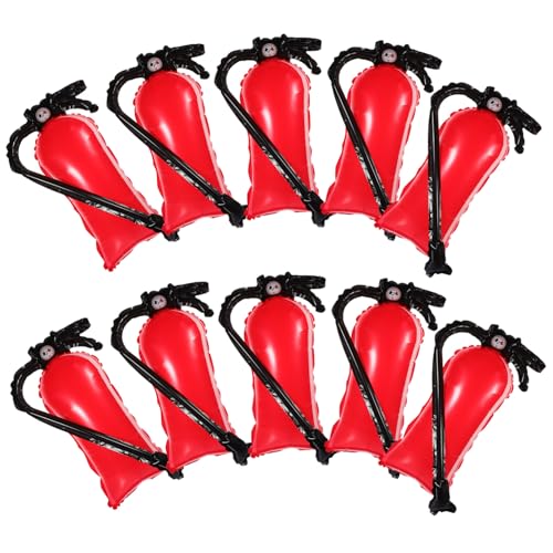 FUNOMOCYA 10 Stück Teiliges Metallic Feuerlöscher Luftballons Aluminiumfolie Aufblasbar Dekorativ für Feuerwehr Mottoparty Feuerwehr Geburtstag Kinderfreundlich Auffällige Partydeko FUNOMOCYA 10 Stück Teiliges Metallic Feuerlöscher Luftballons Aluminiumfolie Aufblasbar Dekorativ für Feuerwehr Mottoparty Feuerwehr Geburtstag Kinderfreundlich Auffällige Partydeko von FUNOMOCYA