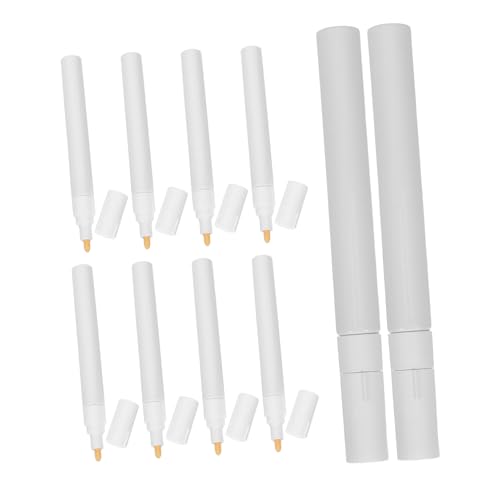 FUNOMOCYA 10 Stück Teiliges Nachfüllbarer Acryl-farbmarker mit Rundem Spitzenaufsatz Leere Wiederbefüllbare Marker für Vielseitig für Reparatur und Kreative Gestaltung von FUNOMOCYA