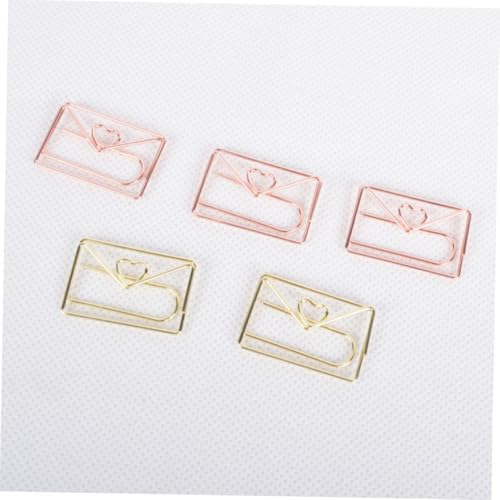 FUNOMOCYA 10 Stück Teiliges Roségold Metall Büroklammern in Herz umschlag Form Stabile Lesezeichen und Notizhalter für Büro Schule und Zuhause Stark und Verformungsfest Organisationsclips FUNOMOCYA 10 Stück Teiliges Roségold Metall Büroklammern in Herz umschlag Form Stabile Lesezeichen und Notizhalter für Büro Schule und Zuhause Stark und Verformungsfest Organisationsclips von FUNOMOCYA