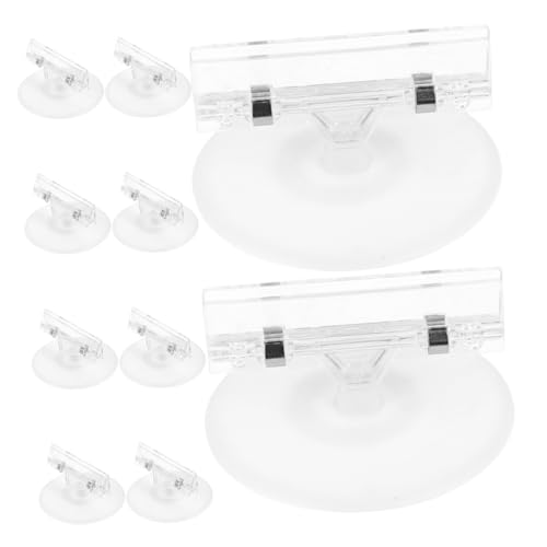 FUNOMOCYA 10 Stück Teiliges Rundfuß-label-display-halter aus Robustem Abs Kunststoff Stabiler Stand Einfach Aufzubauen Vielseitig Einsetzbar für Preisschilder Namenskarten und FUNOMOCYA 10 Stück Teiliges Rundfuß-label-display-halter aus Robustem Abs Kunststoff Stabiler Stand Einfach Aufzubauen Vielseitig Einsetzbar für Preisschilder Namenskarten und von FUNOMOCYA