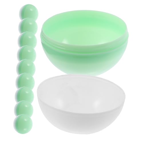 FUNOMOCYA 10 Stück Teiliges Transparente Kunststoffkugeln mit Weißem Deckel Wiederbefüllbare Robuste Sammelboxen für Spielzeugautomaten Partygeschenke und Süßigkeiten Zufällige Farbe FUNOMOCYA 10 Stück Teiliges Transparente Kunststoffkugeln mit Weißem Deckel Wiederbefüllbare Robuste Sammelboxen für Spielzeugautomaten Partygeschenke und Süßigkeiten Zufällige Farbe von FUNOMOCYA