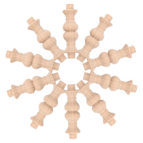 FUNOMOCYA 10 Stück Teiliges Unbehandelte Holzsäulen Römische Säulen accessoires für Miniaturhäuser Holzsäulen für DIY handwerk und Wohnkultur Vielseitig für Garten und Innenbereich FUNOMOCYA 10 Stück Teiliges Unbehandelte Holzsäulen Römische Säulen accessoires für Miniaturhäuser Holzsäulen für DIY handwerk und Wohnkultur Vielseitig für Garten und Innenbereich von FUNOMOCYA