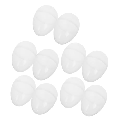 FUNOMOCYA 10 Stück Transparente Befüllbare Kunststoff Ostereier zum Diy Bemalung Kreative Osterdekoration für Ostereiersuche und Kinderbasteln FUNOMOCYA 10 Stück Transparente Befüllbare Kunststoff Ostereier zum Diy Bemalung Kreative Osterdekoration für Ostereiersuche und Kinderbasteln von FUNOMOCYA