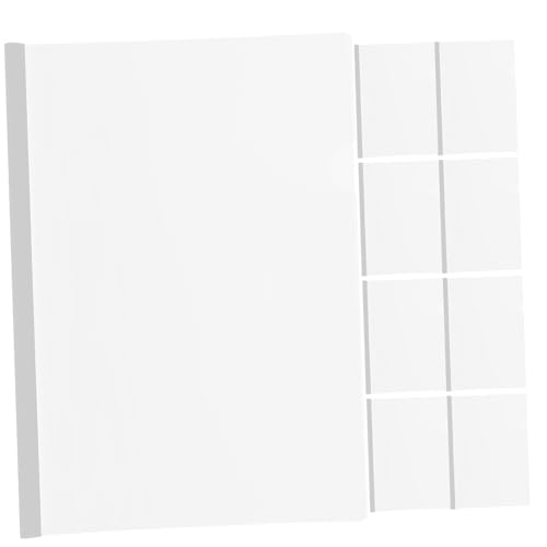 FUNOMOCYA 10 Stück Transparente Dokumentenmappe mit Schiebestab Fächerbare Schnellhefter für Büro Schule und Organisation Rutschfeste Berichts und Aktenhüllen Weiß Praktisch und Robust von FUNOMOCYA