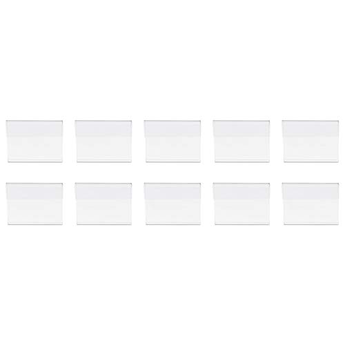 FUNOMOCYA 10 Stück Transparente Preisschildhalter aus Pet Klarer Preisschild halter zum Aufhängen Geeignet für Supermärkte und Einzelhandel Einfach zu Montieren Langlebig und FUNOMOCYA 10 Stück Transparente Preisschildhalter aus Pet Klarer Preisschild halter zum Aufhängen Geeignet für Supermärkte und Einzelhandel Einfach zu Montieren Langlebig und von FUNOMOCYA