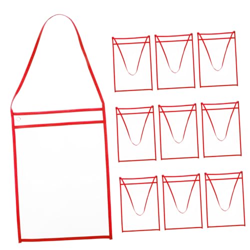 FUNOMOCYA 10 Stück Transparente Wiederverwendbare Dokumententaschen mit Abnehmbarem Aufhängeband Wasserabweisend Strapazierfähig Vielseitig Einsetzbar als Praktische Organizer für Büro und FUNOMOCYA 10 Stück Transparente Wiederverwendbare Dokumententaschen mit Abnehmbarem Aufhängeband Wasserabweisend Strapazierfähig Vielseitig Einsetzbar als Praktische Organizer für Büro und von FUNOMOCYA