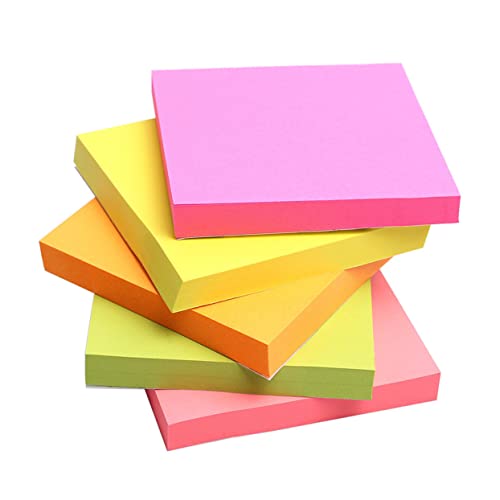 FUNOMOCYA 100 Blatt Pack Quadratische Haftnotizen pro Block Selbstklebende Post Zettel Praktische Notizzettel für Büro Schule Zuhause Vielseitig Verwendbar Haftstark Zufällige Farbe FUNOMOCYA 100 Blatt Pack Quadratische Haftnotizen pro Block Selbstklebende Post Zettel Praktische Notizzettel für Büro Schule Zuhause Vielseitig Verwendbar Haftstark Zufällige Farbe von FUNOMOCYA