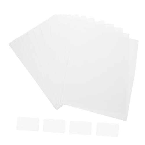 FUNOMOCYA 100 Blatt Selbstklebende Etiketten Aufkleber pro Blatt Weißes Druckerpapier für Versand Materialbeschriftung Namensetiketten Universelle Label Sticker mit Starker Haftung FUNOMOCYA 100 Blatt Selbstklebende Etiketten Aufkleber pro Blatt Weißes Druckerpapier für Versand Materialbeschriftung Namensetiketten Universelle Label Sticker mit Starker Haftung von FUNOMOCYA
