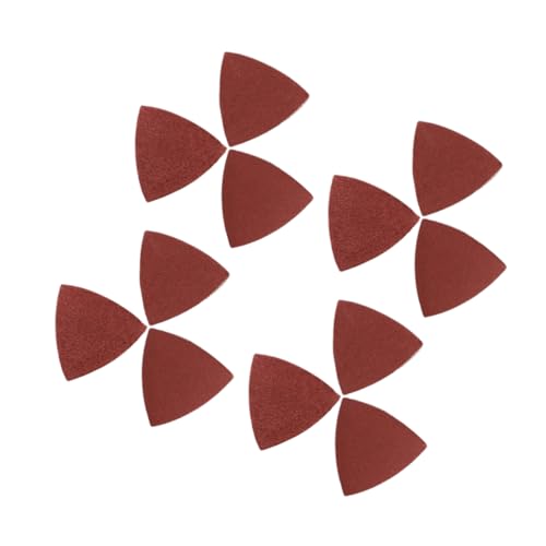 FUNOMOCYA 100 Schleifpapier Schleifpapier Selbstklebende Schleifscheiben Dreieckiges Schleifpapier Rot FUNOMOCYA 100 Schleifpapier Schleifpapier Selbstklebende Schleifscheiben Dreieckiges Schleifpapier Rot von FUNOMOCYA