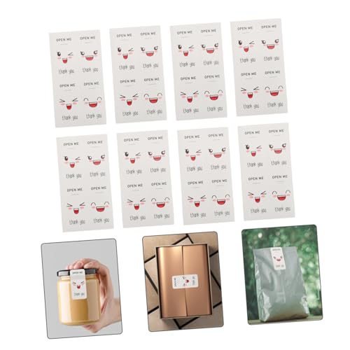 FUNOMOCYA 100 Stück Aufkleber Rechteckige Geschenkbox Etiketten Selbstklebend Versiegelung Dekorativ Niedliche Muster Haftetiketten Für Verpackung Geschenkboxen Und Basteln FUNOMOCYA 100 Stück Aufkleber Rechteckige Geschenkbox Etiketten Selbstklebend Versiegelung Dekorativ Niedliche Muster Haftetiketten Für Verpackung Geschenkboxen Und Basteln von FUNOMOCYA