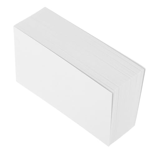 FUNOMOCYA 100 Stück Blanko Karteikarten Multifunktionale Mini Notizkarten aus Papier Glatte Oberfläche zum Beschriften DIY Lernen Büro und Schule Weiße Karteikarten für Memo und Notizen FUNOMOCYA 100 Stück Blanko Karteikarten Multifunktionale Mini Notizkarten aus Papier Glatte Oberfläche zum Beschriften DIY Lernen Büro und Schule Weiße Karteikarten für Memo und Notizen von FUNOMOCYA