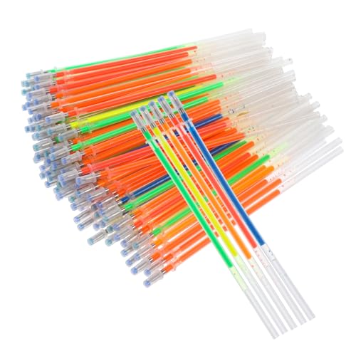 FUNOMOCYA 100 Stück Bunte Gelstift Nachfüllminen Praktische und Leichte Ersatzminen für Kugelschreiber Installieren für Schüler und Kreatives Schreiben Farbenfrohe Tintenmine für Glattes FUNOMOCYA 100 Stück Bunte Gelstift Nachfüllminen Praktische und Leichte Ersatzminen für Kugelschreiber Installieren für Schüler und Kreatives Schreiben Farbenfrohe Tintenmine für Glattes von FUNOMOCYA