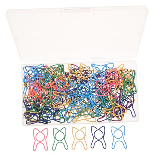 FUNOMOCYA 100 Stück Bunte zahnförmige Büroklammern aus Metall Mini Lesezeichen Clips Stabile Papierhalter für Lehrer Schüler Planer und Büroorganisation Farbenfrohe gezackte Büroklammer Mix von FUNOMOCYA