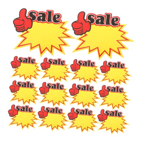 FUNOMOCYA 100 Stück Große Preisschilder für Einzelhandel Supermarkt Großzügige Anzeige Leicht Abreißbar Vielseitig Einsetzbar für Märkte Messen Professionelle Preiskennzeichnung FUNOMOCYA 100 Stück Große Preisschilder für Einzelhandel Supermarkt Großzügige Anzeige Leicht Abreißbar Vielseitig Einsetzbar für Märkte Messen Professionelle Preiskennzeichnung von FUNOMOCYA