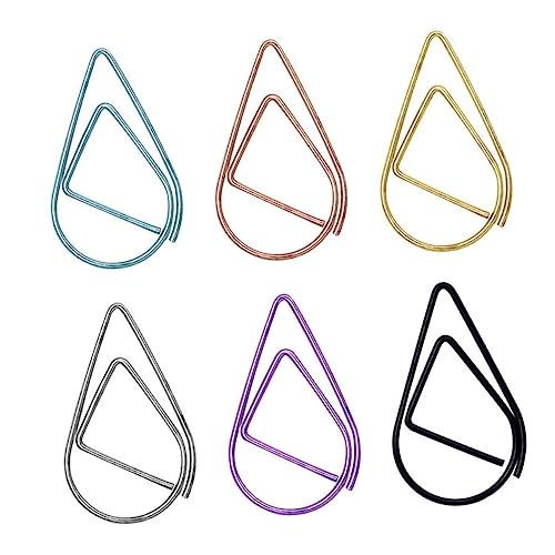 FUNOMOCYA 100 Stück Kreativer Clip Halter Für Büroklammern Lesezeichen-clips Büroklammern Aus Metall Kreative Papierklammer FUNOMOCYA 100 Stück Kreativer Clip Halter Für Büroklammern Lesezeichen-clips Büroklammern Aus Metall Kreative Papierklammer von FUNOMOCYA