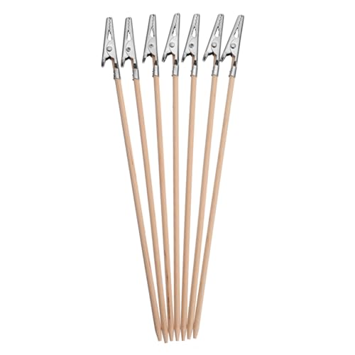 FUNOMOCYA 100 Stück Krokodilklemmen mit Bambusspießen Modellierungswerkzeug DIY Zubehör Langlebig Praktisch für Airbrush und Bastelarbeiten Geeignet FUNOMOCYA 100 Stück Krokodilklemmen mit Bambusspießen Modellierungswerkzeug DIY Zubehör Langlebig Praktisch für Airbrush und Bastelarbeiten Geeignet von FUNOMOCYA