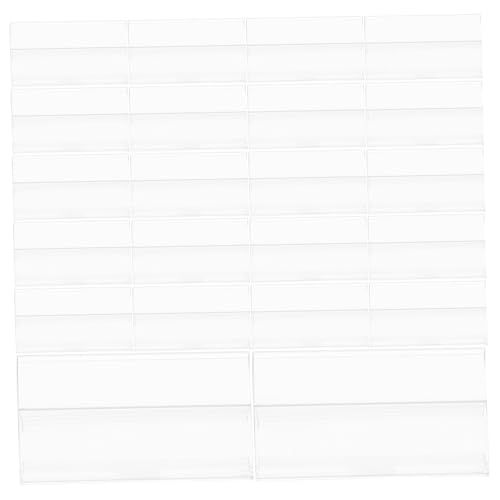 FUNOMOCYA 100 Stück Regal Etikettenhalter Klar PVC Preisschild Halter Für Einzelhandel Supermarkt Leicht Anzubringen Passend Sichtbarkeit FUNOMOCYA 100 Stück Regal Etikettenhalter Klar PVC Preisschild Halter Für Einzelhandel Supermarkt Leicht Anzubringen Passend Sichtbarkeit von FUNOMOCYA