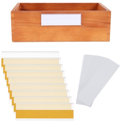 FUNOMOCYA 100 Stück Selbstkleber Etikett Rack Veranstalter Schubladen für farbig Organisation Name Büroetikettenhalter Kennzeichnungsstreifen Etiketten zur Aufbewahrung von Lebensmitteln PVC FUNOMOCYA 100 Stück Selbstkleber Etikett Rack Veranstalter Schubladen für farbig Organisation Name Büroetikettenhalter Kennzeichnungsstreifen Etiketten zur Aufbewahrung von Lebensmitteln PVC von FUNOMOCYA