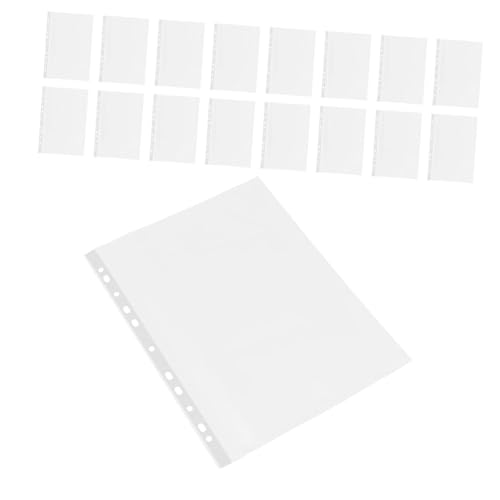 FUNOMOCYA 100 Stück Teiliges Dokumentenschutz Transparente PP Folien mit Löchern Robuste Loseblatt Hüllen Vielseitige Papieraufbewahrung für Büro Schule und Zuhause Schützende Leichte FUNOMOCYA 100 Stück Teiliges Dokumentenschutz Transparente PP Folien mit Löchern Robuste Loseblatt Hüllen Vielseitige Papieraufbewahrung für Büro Schule und Zuhause Schützende Leichte von FUNOMOCYA