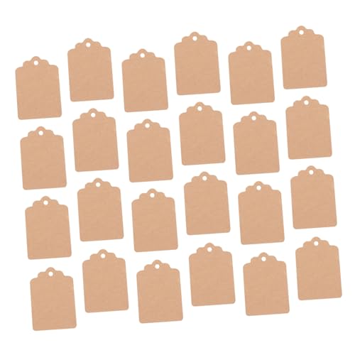 FUNOMOCYA 1000 Stück Blanko Etiketten Für Kleidung Reiseanhänger Taschenanhänger Versand Einfache Etiketten Einzelhandelsanhänger DIY Gepäckanhänger Koffer Kartonanhänger von FUNOMOCYA