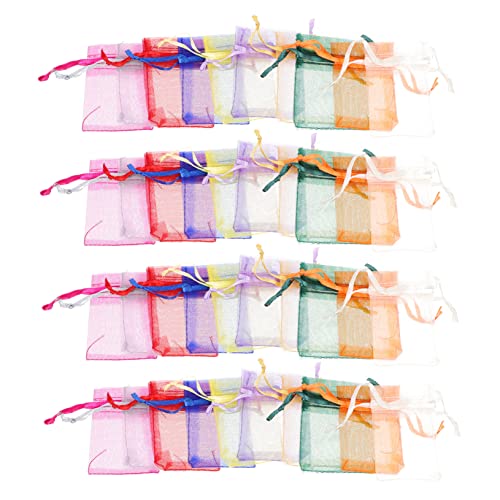 FUNOMOCYA 100Stücke Geschenktüten Kordelzugbeutel Organzasäckchen für Schmuck Süßigkeiten und Partybedarf für Hochzeiten und Feiern FUNOMOCYA 100Stücke Geschenktüten Kordelzugbeutel Organzasäckchen für Schmuck Süßigkeiten und Partybedarf für Hochzeiten und Feiern von FUNOMOCYA