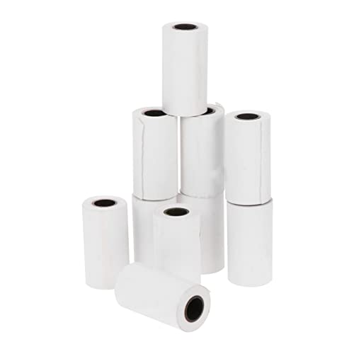 FUNOMOCYA 10Rollen Pos Papierrolle Pack für Registrierkassen und Mobile Drucker Glatte Oberfläche für Druckbilder für Büro Hotel Restaurant von FUNOMOCYA
