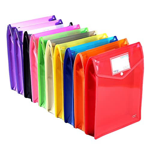 FUNOMOCYA 10Stücke Dokumentenmappe Teilig Tragbarer Organizer für Schule und Büro Langlebig aus Material zur Aufbewahrung und Organisation von Unterlagen und FUNOMOCYA 10Stücke Dokumentenmappe Teilig Tragbarer Organizer für Schule und Büro Langlebig aus Material zur Aufbewahrung und Organisation von Unterlagen und von FUNOMOCYA