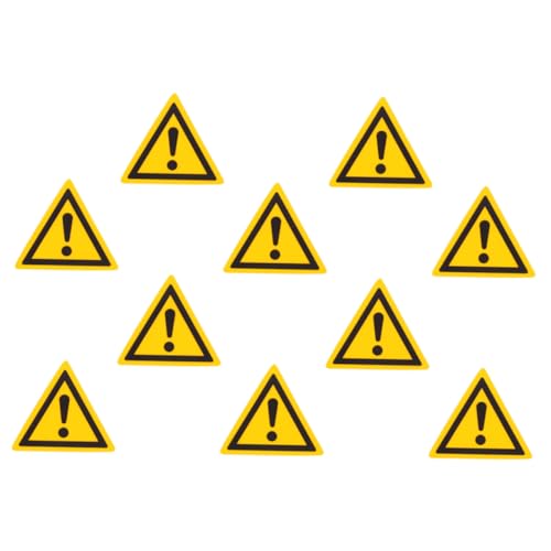 FUNOMOCYA 10Stücke Gefahr Ausrufezeichen Warnaufkleber Langlebige Sicherheitszeichen für Maschinen und Elektrozaun Hohe Sichtbarkeit und Einfache Anwendung für Gefährliche Bereiche FUNOMOCYA 10Stücke Gefahr Ausrufezeichen Warnaufkleber Langlebige Sicherheitszeichen für Maschinen und Elektrozaun Hohe Sichtbarkeit und Einfache Anwendung für Gefährliche Bereiche von FUNOMOCYA