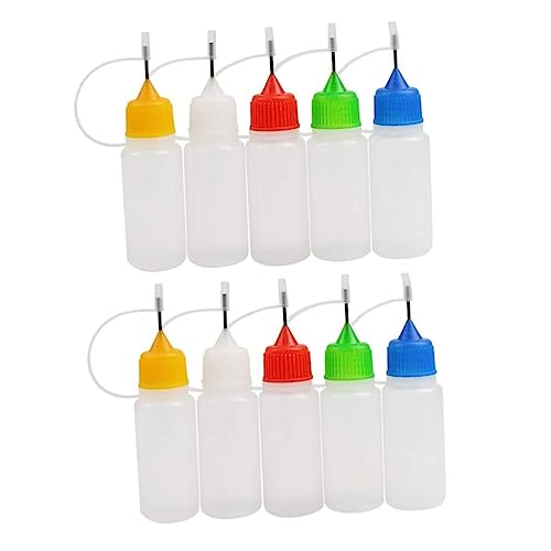 FUNOMOCYA 10Stücke Präzisionsflaschen für DIY Quilling Kleberflaschen Farben für Bastelprojekte Präzise Anwendung FUNOMOCYA 10Stücke Präzisionsflaschen für DIY Quilling Kleberflaschen Farben für Bastelprojekte Präzise Anwendung von FUNOMOCYA