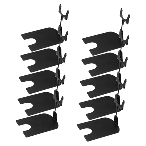 FUNOMOCYA 10Stücke Preisclip Für Supermärkte Preisschild Halter Aus Galvanisiertem Langlebig Stabiler Doppelclip Für Horizontale Anzeigen Für Einzelhandel von FUNOMOCYA