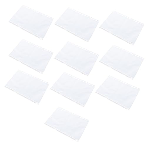 FUNOMOCYA 10stücke Pvc Dokumenten-hüllen Mit Reißverschluss Aufbewahrungstaschen Für Notizen Karten Und Belege Praktisch Und Langlebig Für Büro Und Schule FUNOMOCYA 10stücke Pvc Dokumenten-hüllen Mit Reißverschluss Aufbewahrungstaschen Für Notizen Karten Und Belege Praktisch Und Langlebig Für Büro Und Schule von FUNOMOCYA