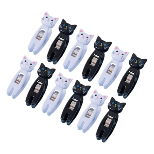 FUNOMOCYA 12 Stck Niedliche Katzen notizklammern aus Kunststoff Multifunktionale Memo Fotoclips Windfeste Kleine Büroklammern Dekorativ und Praktisch für Büro Zuhause und Party FUNOMOCYA 12 Stck Niedliche Katzen notizklammern aus Kunststoff Multifunktionale Memo Fotoclips Windfeste Kleine Büroklammern Dekorativ und Praktisch für Büro Zuhause und Party von FUNOMOCYA