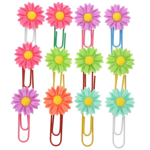 FUNOMOCYA 12 Stck. Handgemachte Blumen Büroklammern Lesezeichen mit Dekorativem Design Schule Büro und Zuhause Organisieren von Dokumenten und Notizen FUNOMOCYA 12 Stck. Handgemachte Blumen Büroklammern Lesezeichen mit Dekorativem Design Schule Büro und Zuhause Organisieren von Dokumenten und Notizen von FUNOMOCYA